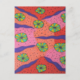 Cartão Postal Abstrato Colorida Candies