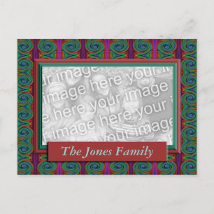 Cartão Postal Abstrato colorido