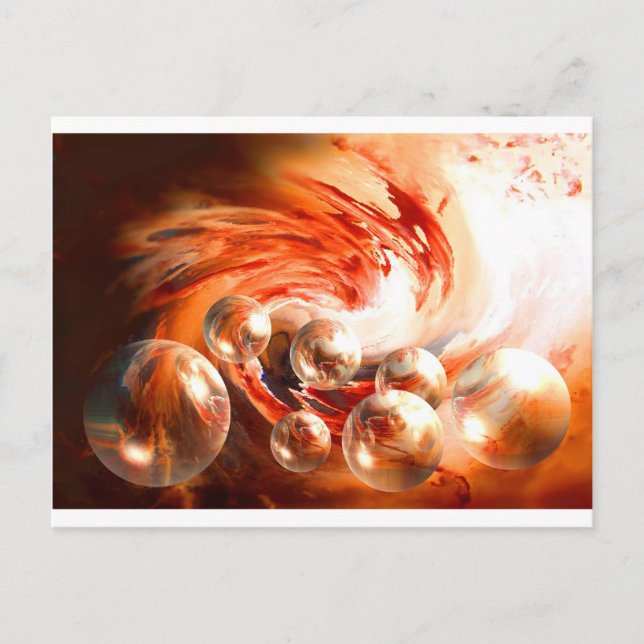 Cartão Postal Abstrato Contemporâneo (Frente)