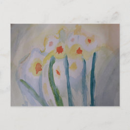 Cartão postal abstrato Daffodils