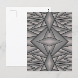 Cartão Postal Abstrato de Arte Congelada no Tempo