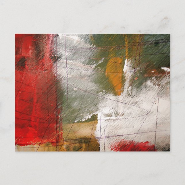 Cartão Postal Abstrato de Arte Moderna (Frente)