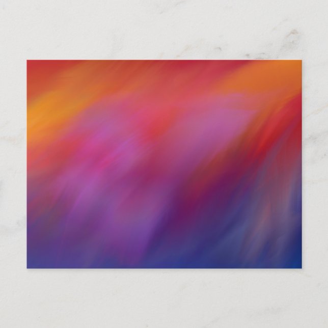 Cartão Postal Abstrato de cisão (Frente)