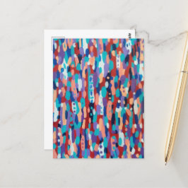 Cartão Postal Abstrato de dança de gelo