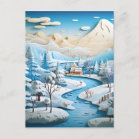 abstrato de Efeito 3D Fundo de inverno