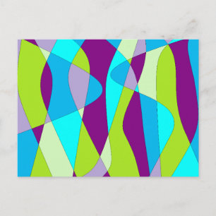 Cartão Postal Abstrato de humor