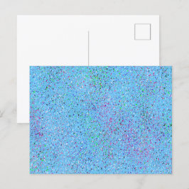 Cartão Postal Abstrato de lâmina azul