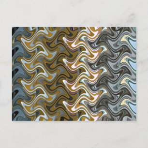 Cartão Postal Abstrato de Ondas vaticanos, 2014   Imagens SVP