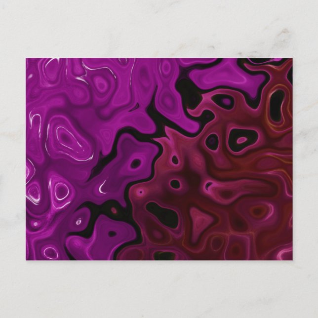 Cartão Postal abstrato de tambor (Frente)