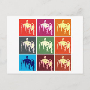 Cartão Postal Abstrato do Memorial Lincoln