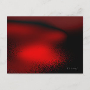 Cartão Postal Abstrato em vermelho