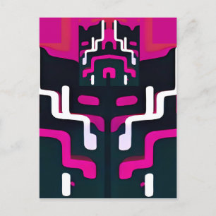 Cartão Postal Abstrato Fiend - Ken Gage Art