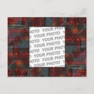 Cartão Postal Abstrato frame ARTs 4 + sua foto