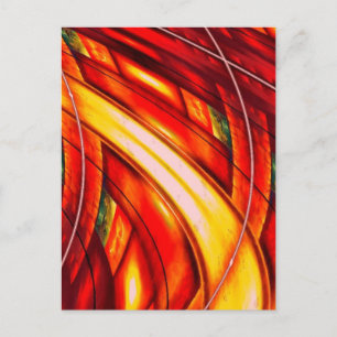 Cartão Postal Abstrato futurística