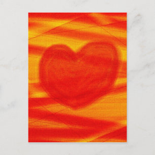 CARTÃO POSTAL ABSTRATO LOVE