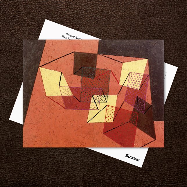 Cartão Postal Abstrato Paul Klee sobre superfícies (Criador carregado)
