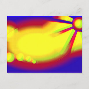 cartão postal abstrato pop art grunge