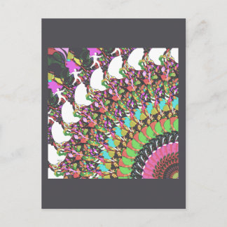 Cartão Postal Abstrato Putter Design