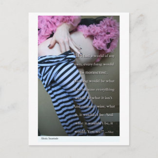 Cartão postal "Absurdo" de Alexia Anastasio