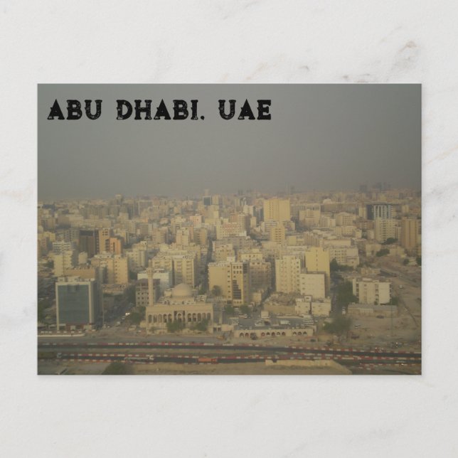 Cartão postal Abu Dhabi - EAU (Frente)