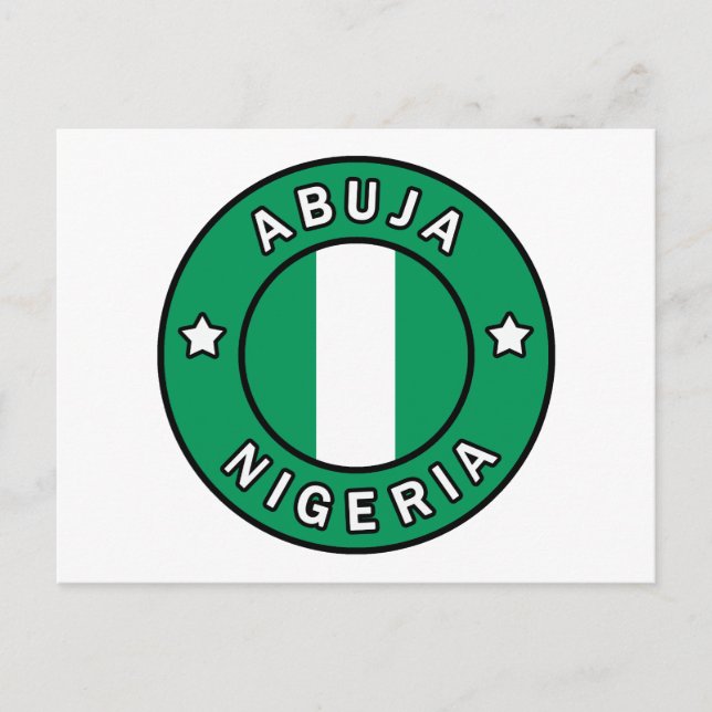 Cartão Postal Abuja Nigéria (Frente)