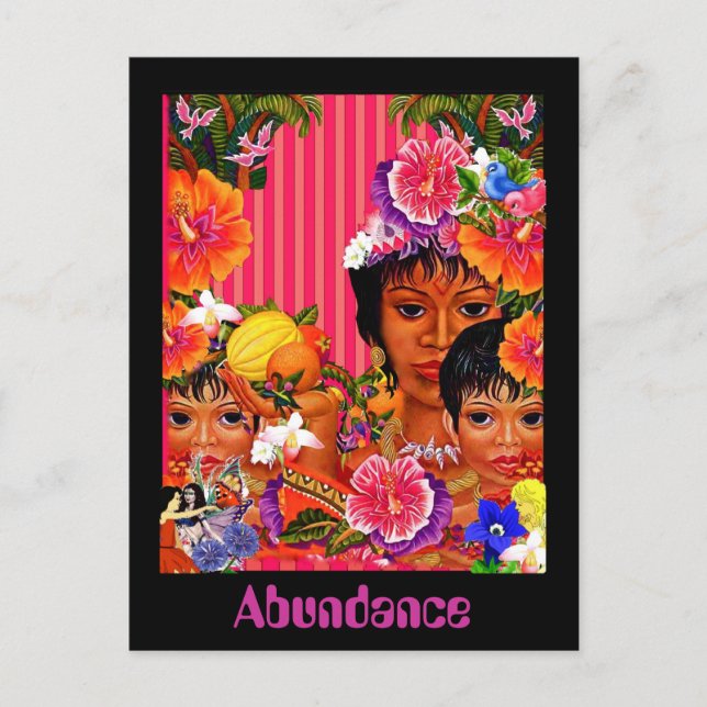 Cartão Postal Abundância (Frente)
