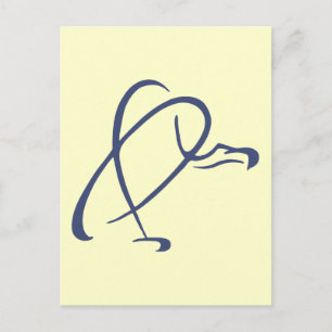 Cartão Postal Abutre estilizado