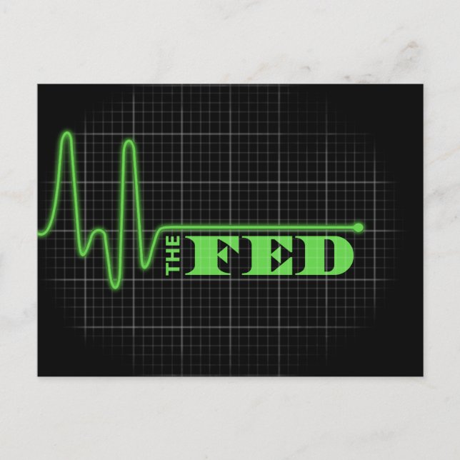 Cartão Postal Acabe com o Fed em Colapso (Frente)