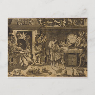 Cartão Postal Academia de Baccio Bandinelli, 1547