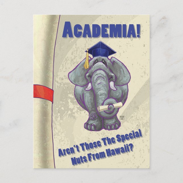 Cartão Postal Academia Scroll (Frente)