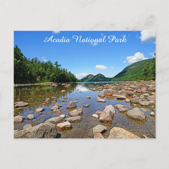 Cartão Postal Acadia National Park Maine Jordan Pond Viagem (Frente)