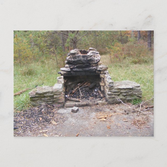 Cartão Postal acampamento appalachiano da pennPensilvânia (Frente)