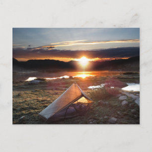Cartão Postal Acampamento John Muir Trail ao Nascer do Sol - Mon
