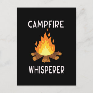 Cartão Postal Acampamento - Suspiro de Campfire