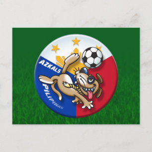 Cartão Postal Ação de Futebol do Azkals