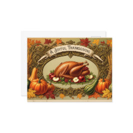 Cartão Postal Ação de Graças