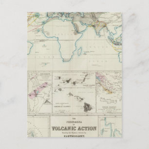 Cartão Postal Ação vulcânica
