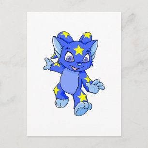 Cartão Postal Acara estrelado Excited