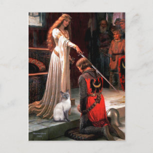 Cartão Postal Accolade - Blue Point Siamese cat