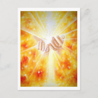 Cartão Postal Accueillir la Lumière