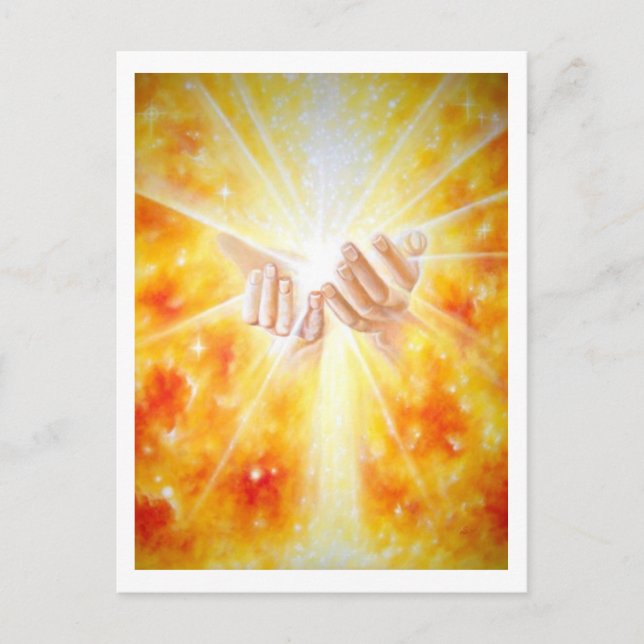 Cartão Postal Accueillir la Lumière (Frente)