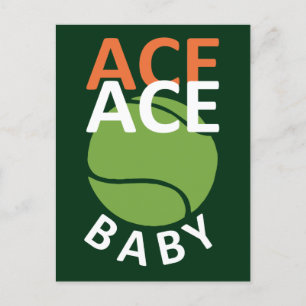 Cartão Postal Ace Ace Baby - Tênis Engraçado Quote