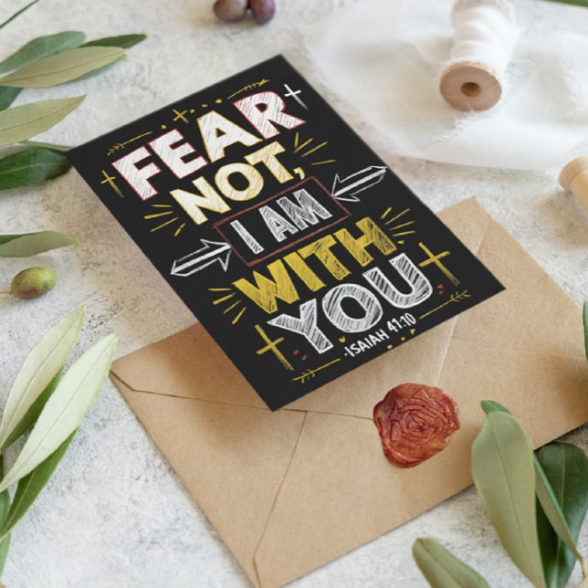 Cartão Postal Aceite A Coragem, Eu Estou Do Seu Lado (Criador carregado)