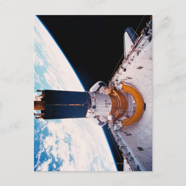 Cartão Postal Acendimento espacial em órbita 2 (Frente)