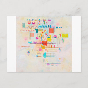 Cartão Postal Acento Gentil, Wassily Kandinsky
