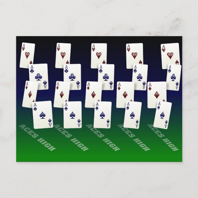 Cartão Postal Aces Alto (Frente)