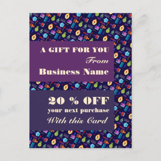 Cartão Postal Acessórios de beleza Beauticista e cabeleireiro Gi