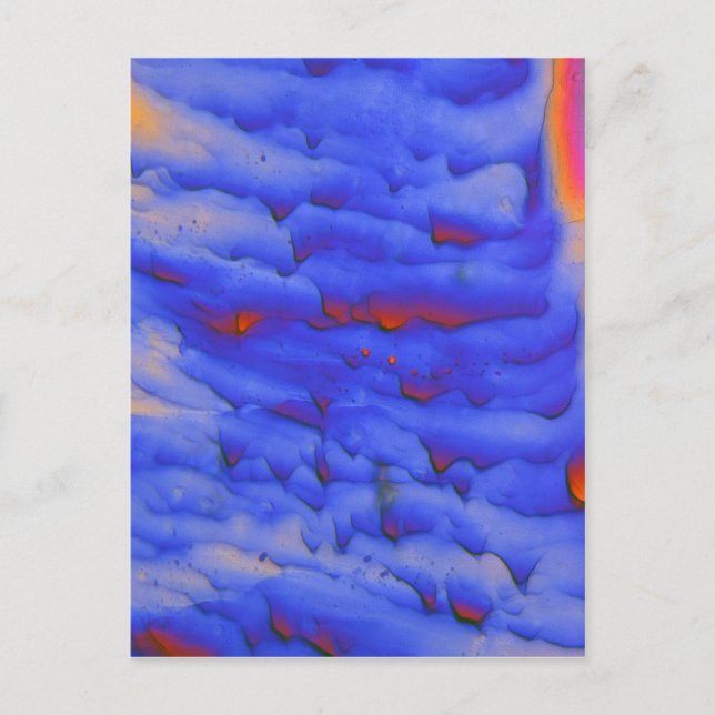 Cartão Postal Acetato de zinco ao microscópio (Frente)