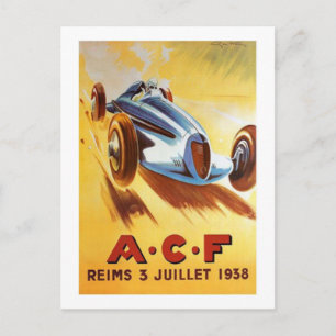 Cartão Postal ACF Reims 3 Juillet 1938