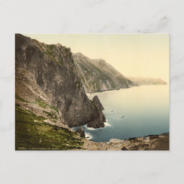 Cartão Postal Achill Head, County Mayo (Frente)